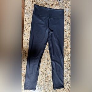 Zyia black metallic light n tight size 6-8